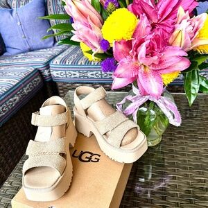 NEW UGG New Heights Platform Sandals - Size 7